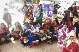 Woolen Blanket and Food Distribution